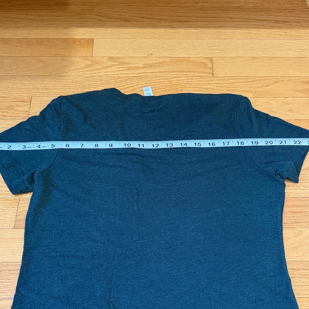 Bella Canvas Teal Graphic V-Neck Tee - Smash the Demon Lizard Patriarchy - Picture 5 of 5